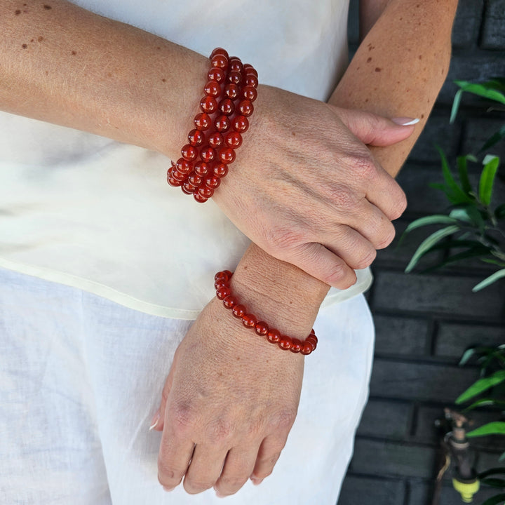 Carnelian Bracelet - 8mm