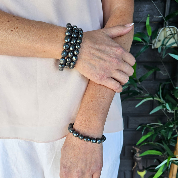 Hematite Bracelet - Tumbled