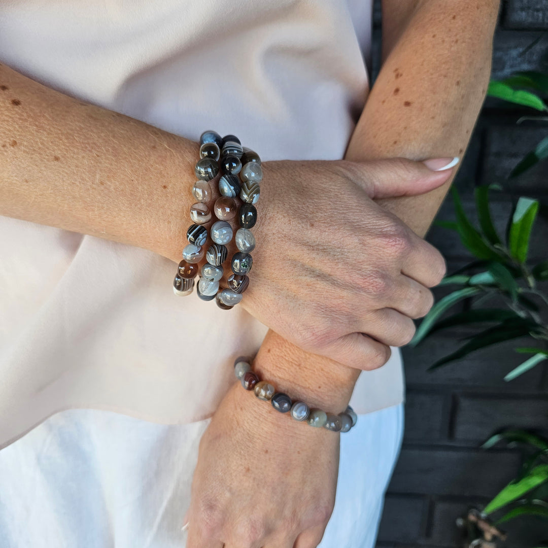 Botswana Agate Bracelet - Tumbled