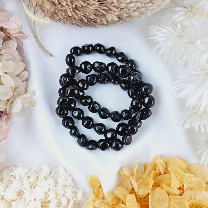 Garnet Bracelet - Tumbled #2