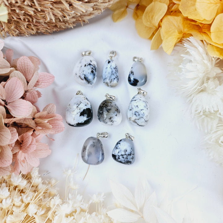 Merlinite Tumbled Pendant