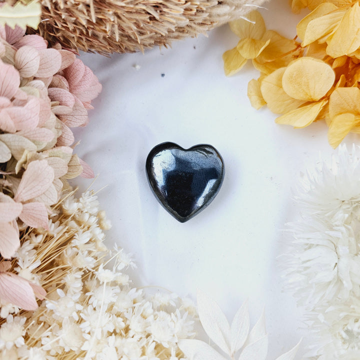 Hematite Heart Pendant