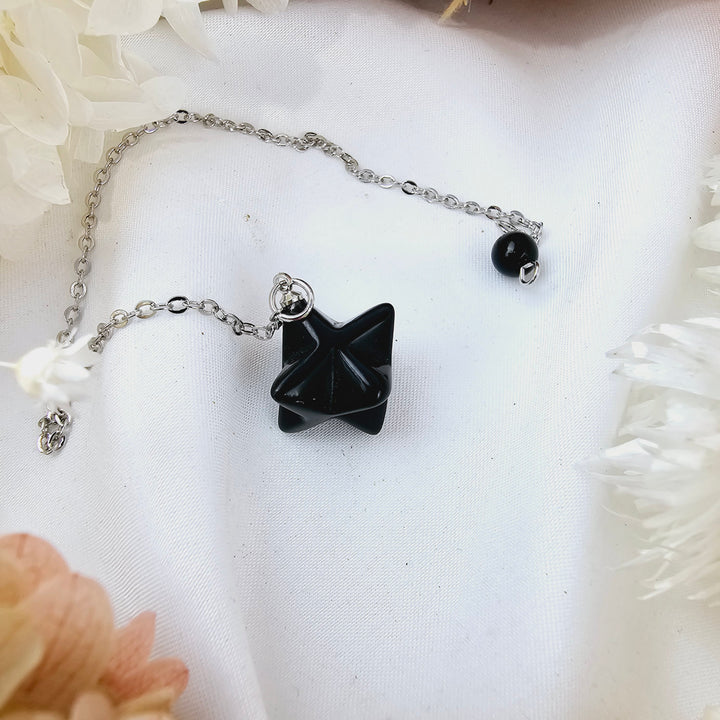 Shungite Merkaba Pendulum