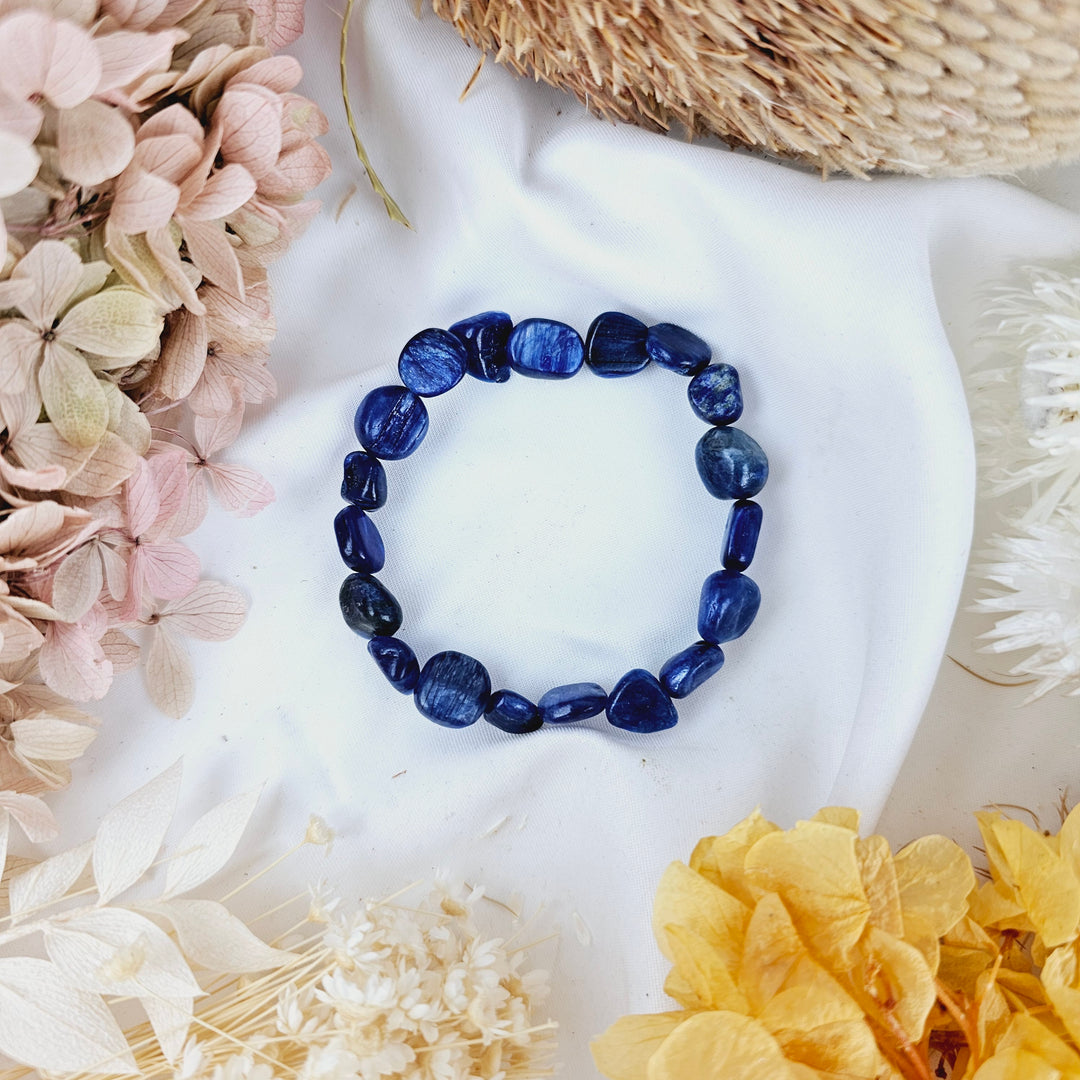Blue Kyanite Bracelet - Tumbled #2