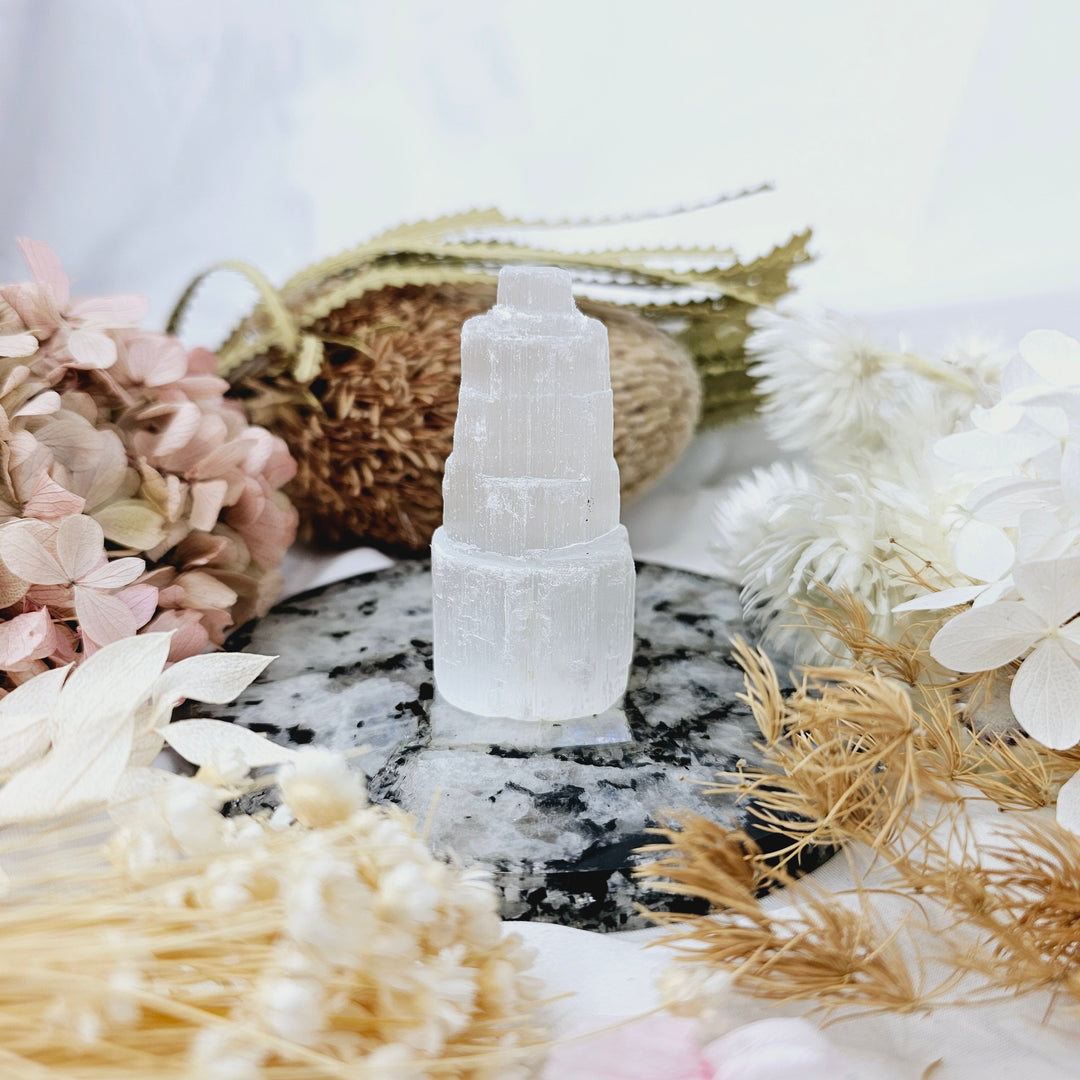 Selenite Tower Small