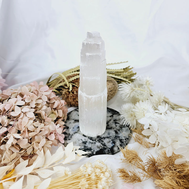 Selenite Tower Large