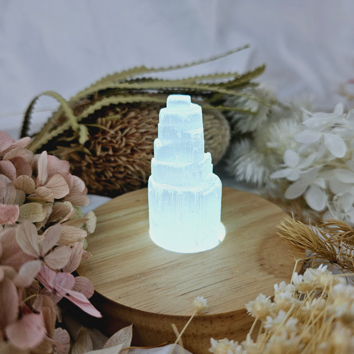 Selenite Tower Small