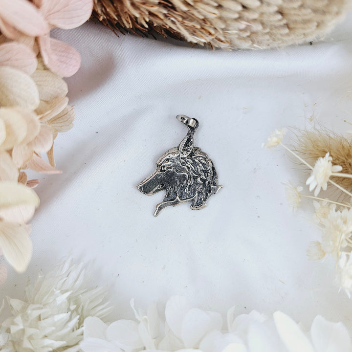 Wolf Silver Pendant