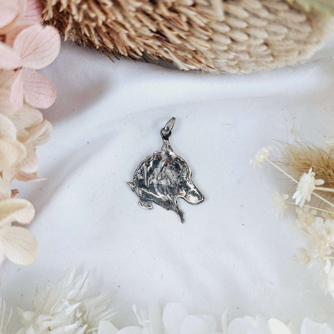 Wolf Silver Pendant