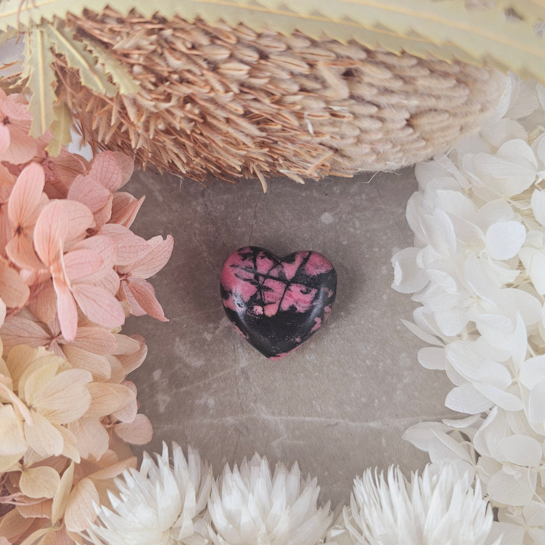 Rhodonite Heart Pendant