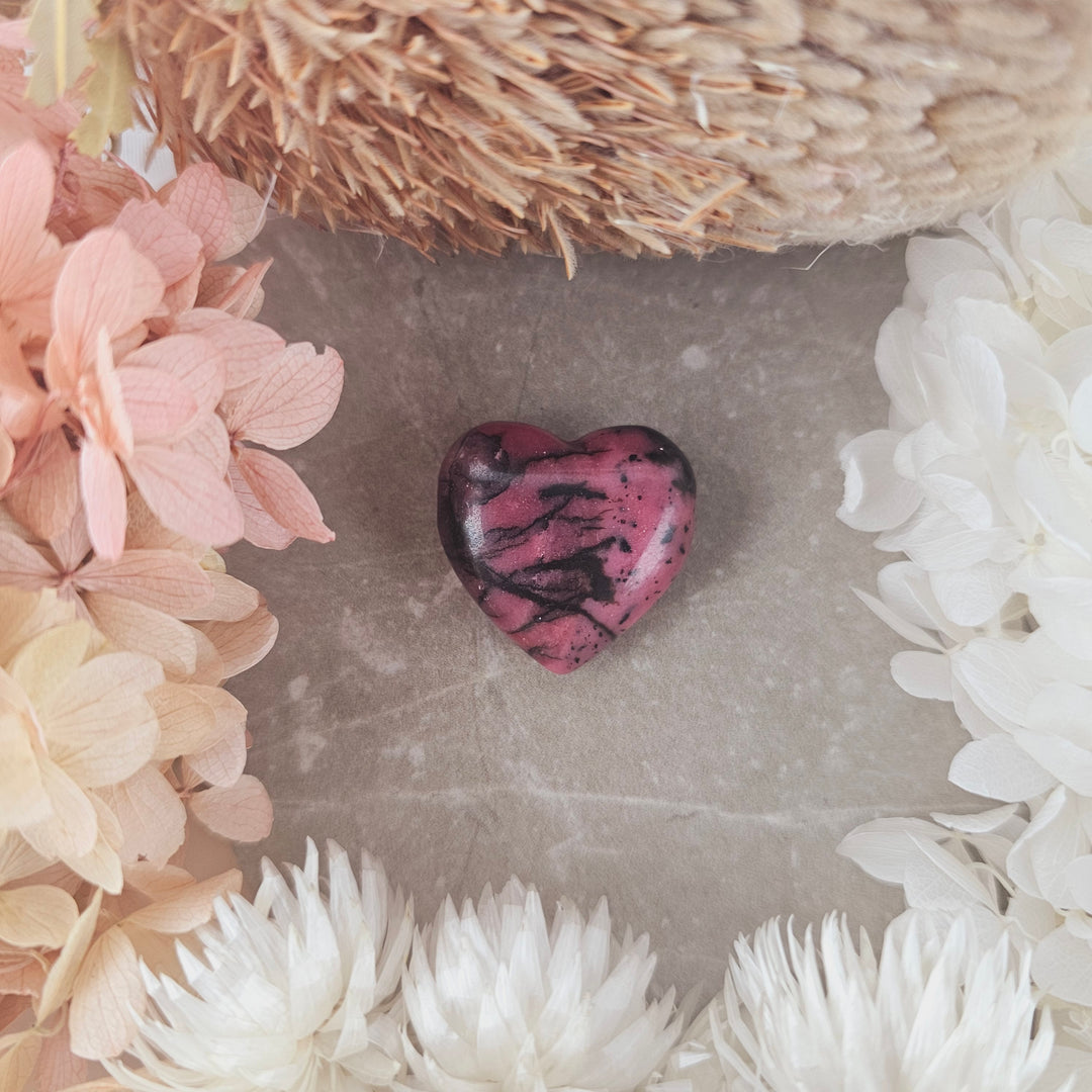 Rhodonite Heart Pendant