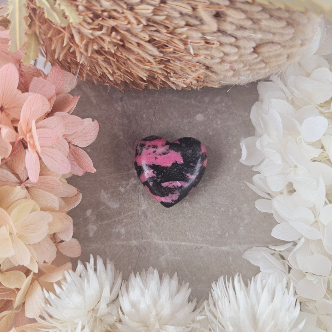 Rhodonite Heart Pendant