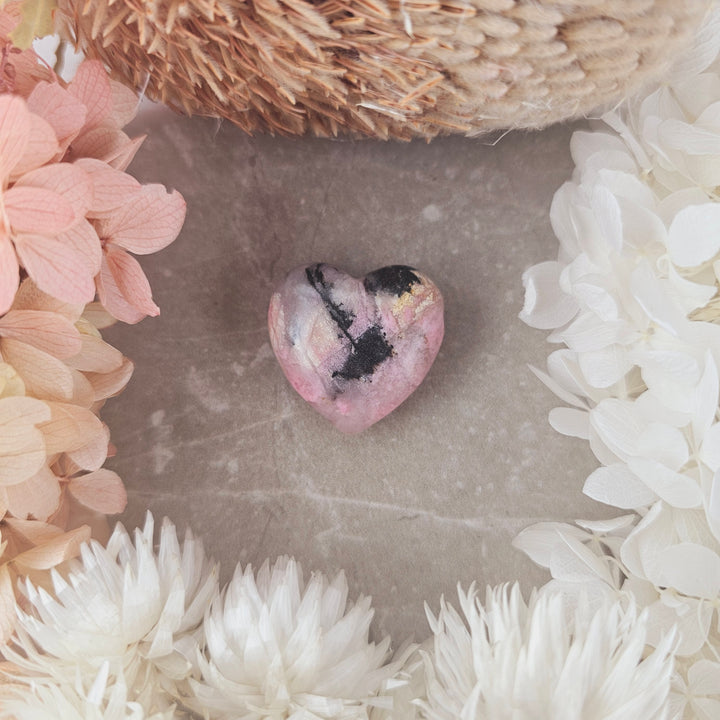 Rhodonite Heart Pendant