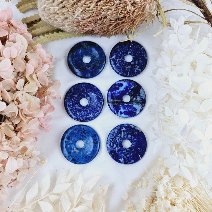 Lapis Lazuli Donut Pendant