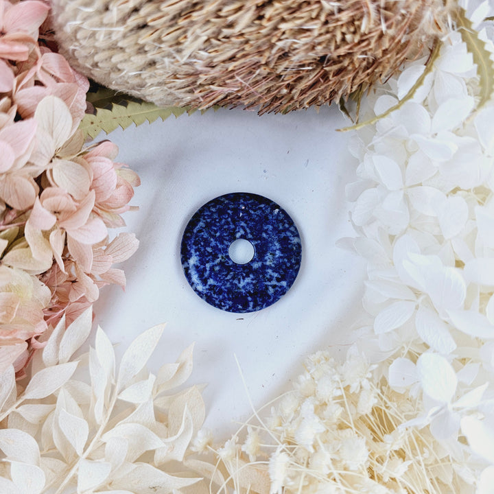 Lapis Lazuli Donut Pendant