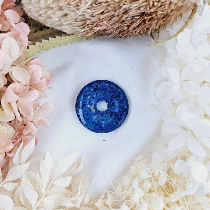 Lapis Lazuli Donut Pendant