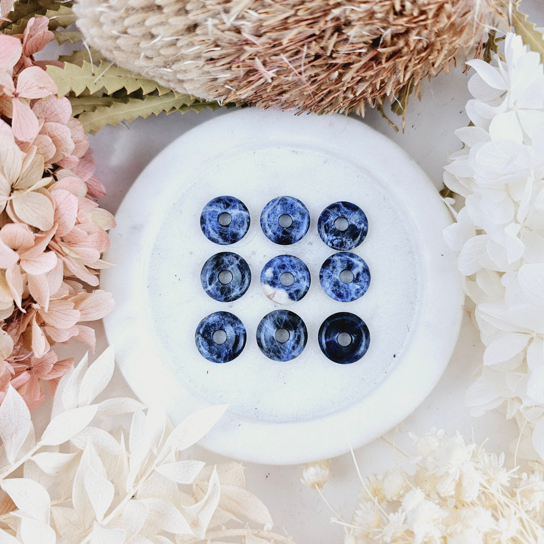 Sodalite Donut Pendant