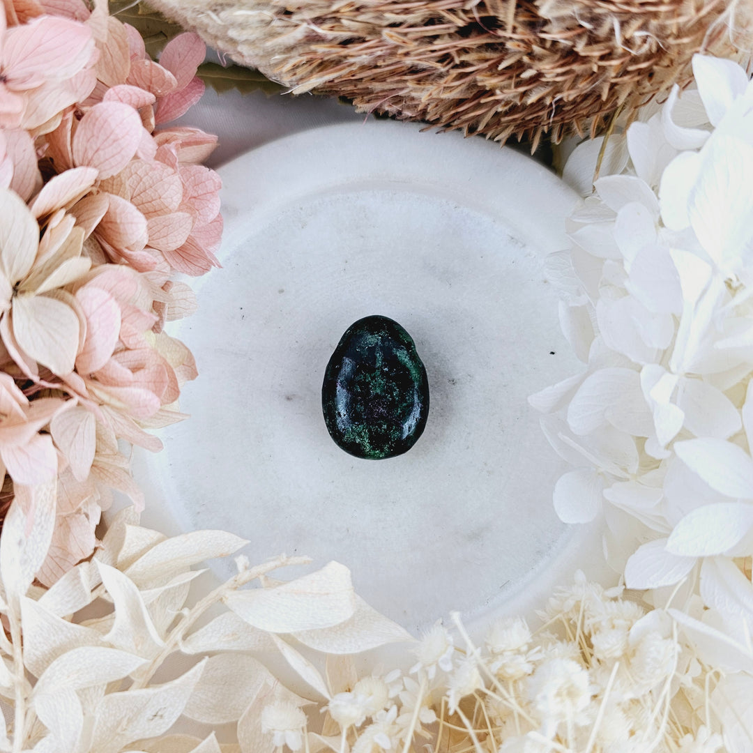 Ruby Zoisite Tumbled Pendant