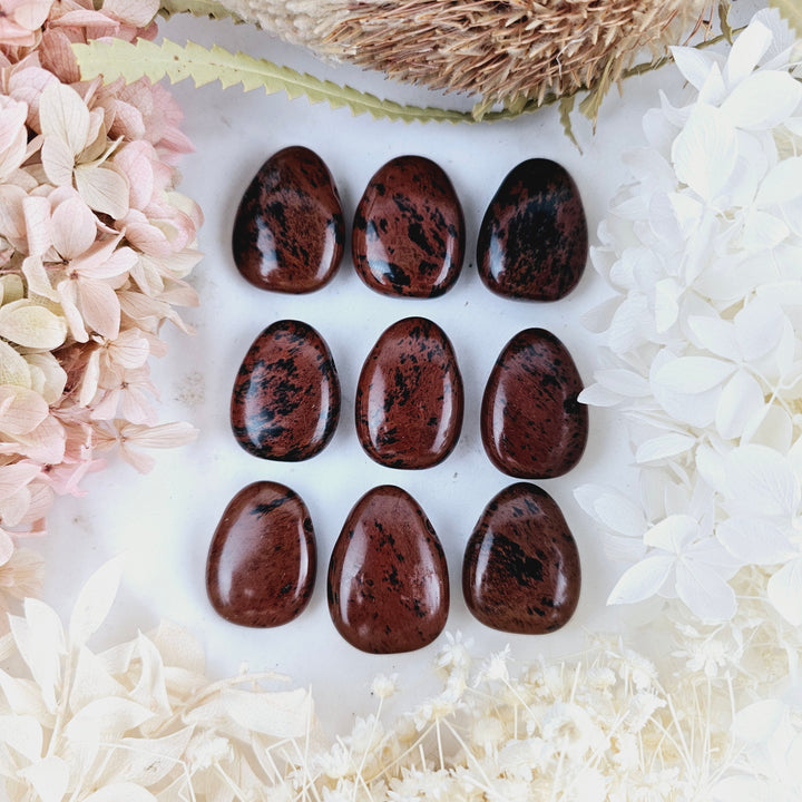 Mahogany Obsidian Tumbled Pendant