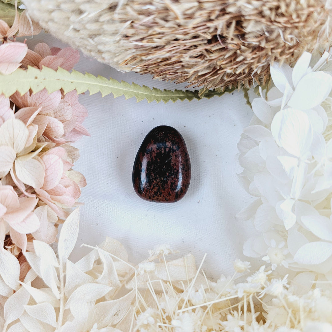 Mahogany Obsidian Tumbled Pendant