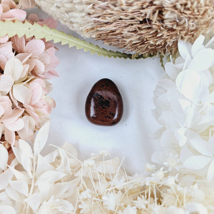 Mahogany Obsidian Tumbled Pendant