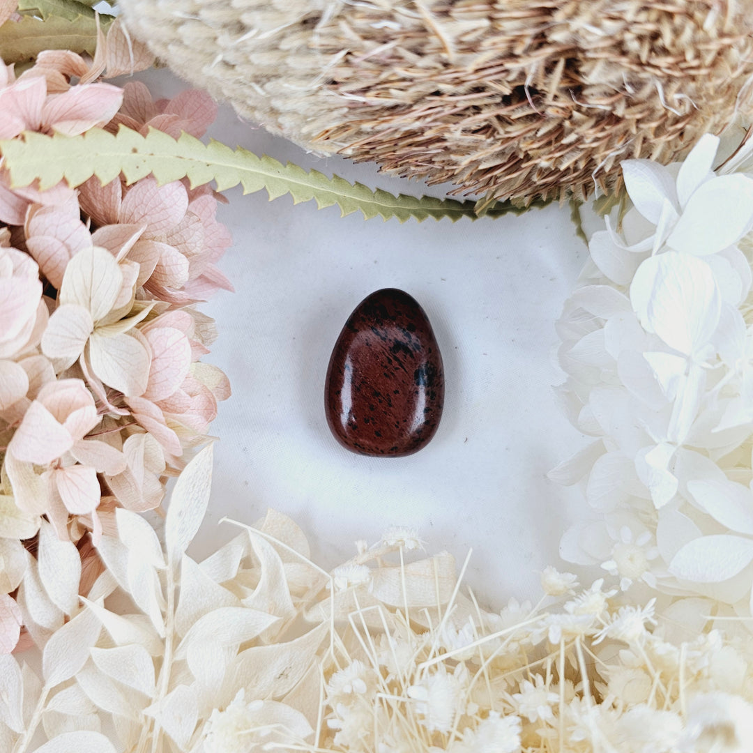 Mahogany Obsidian Tumbled Pendant