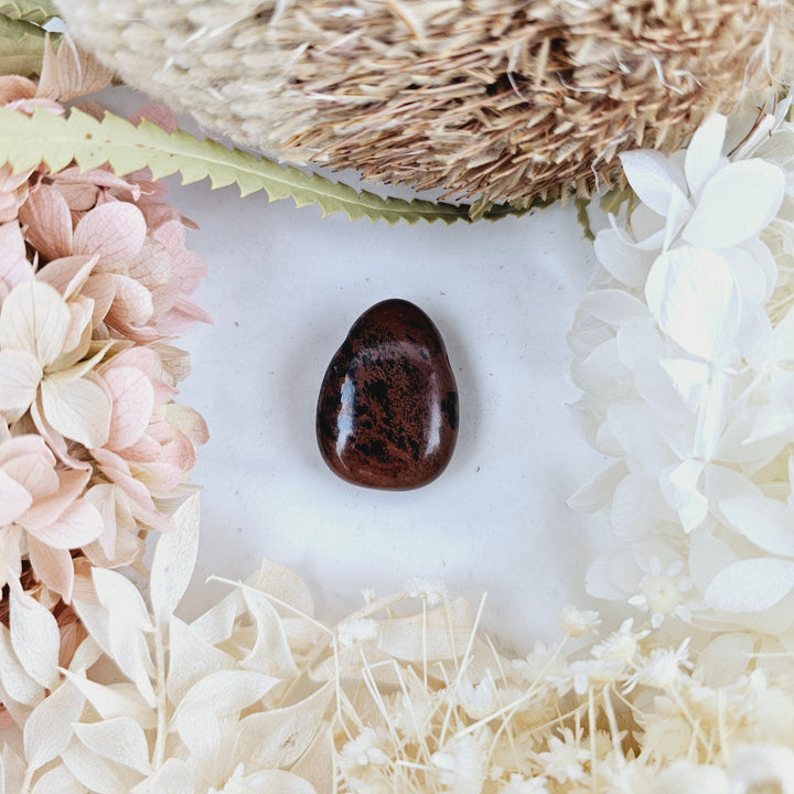 Mahogany Obsidian Tumbled Pendant