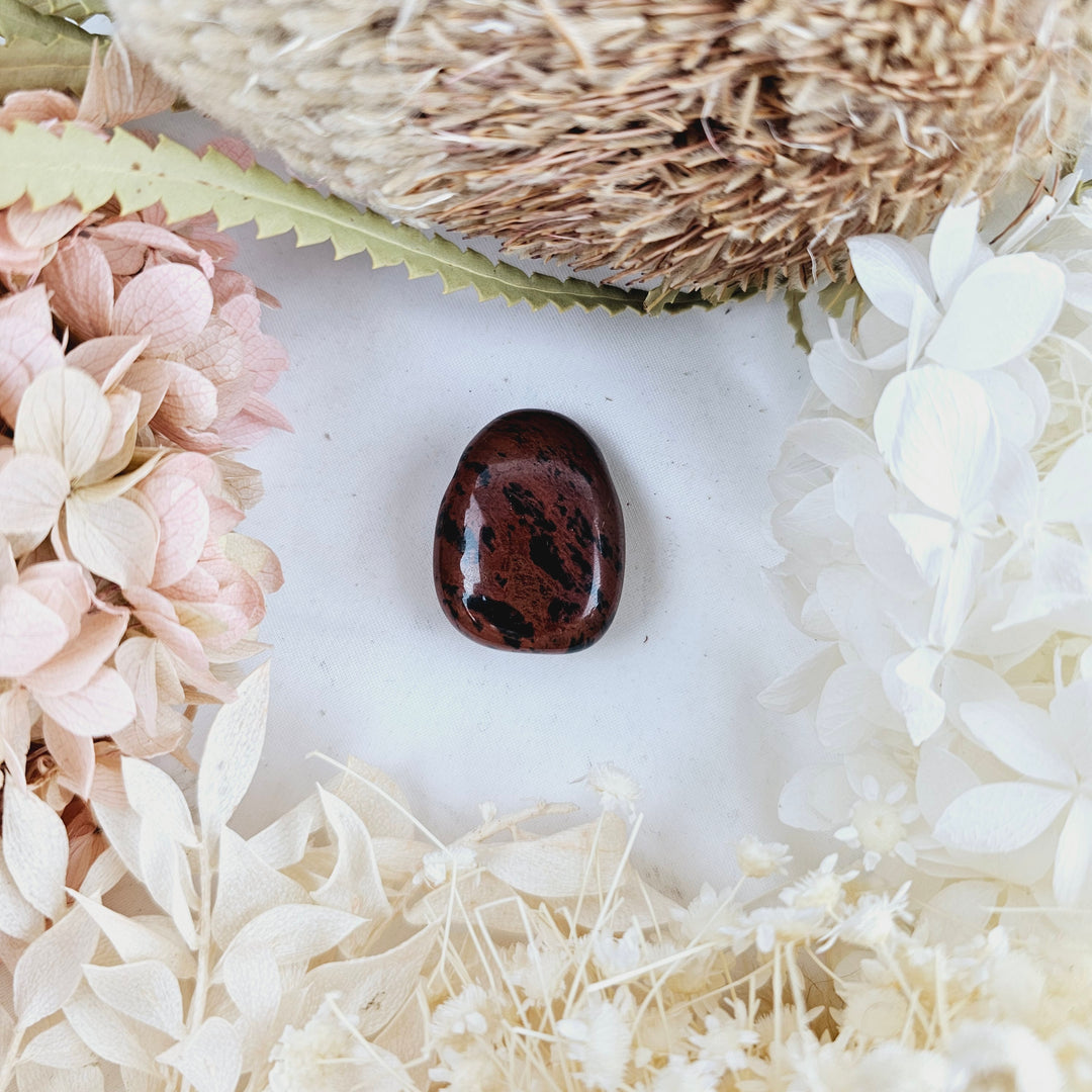 Mahogany Obsidian Tumbled Pendant