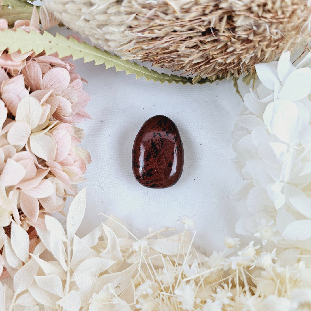 Mahogany Obsidian Tumbled Pendant