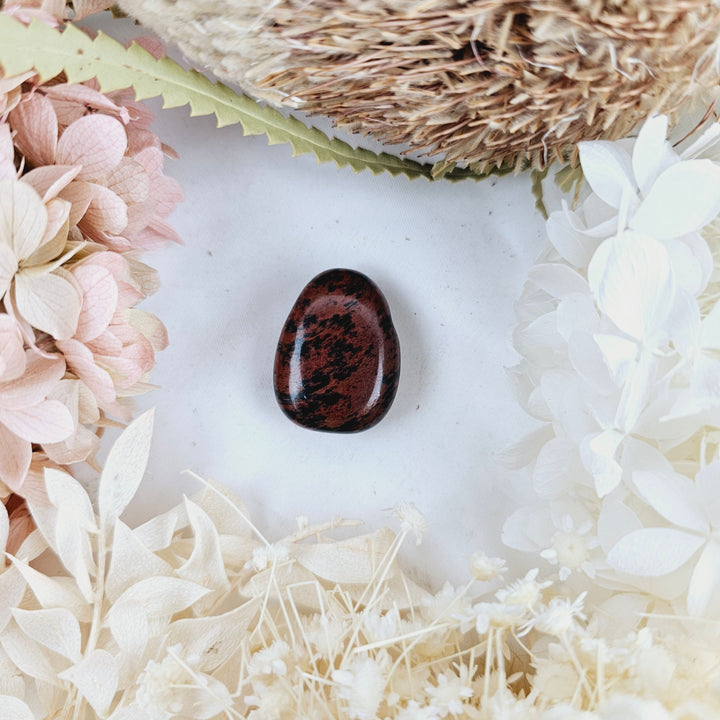 Mahogany Obsidian Tumbled Pendant