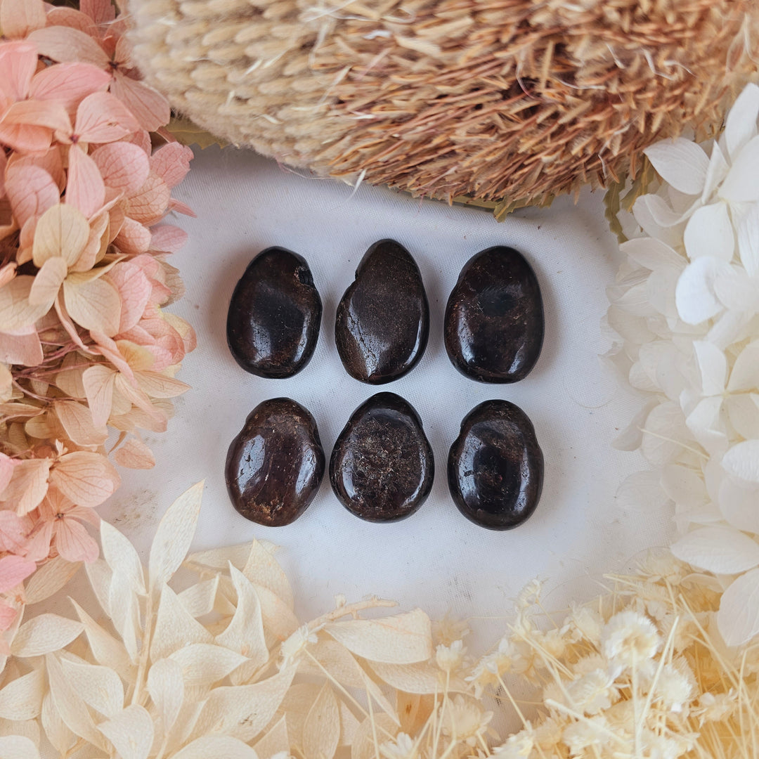 Garnet Tumbled Pendant