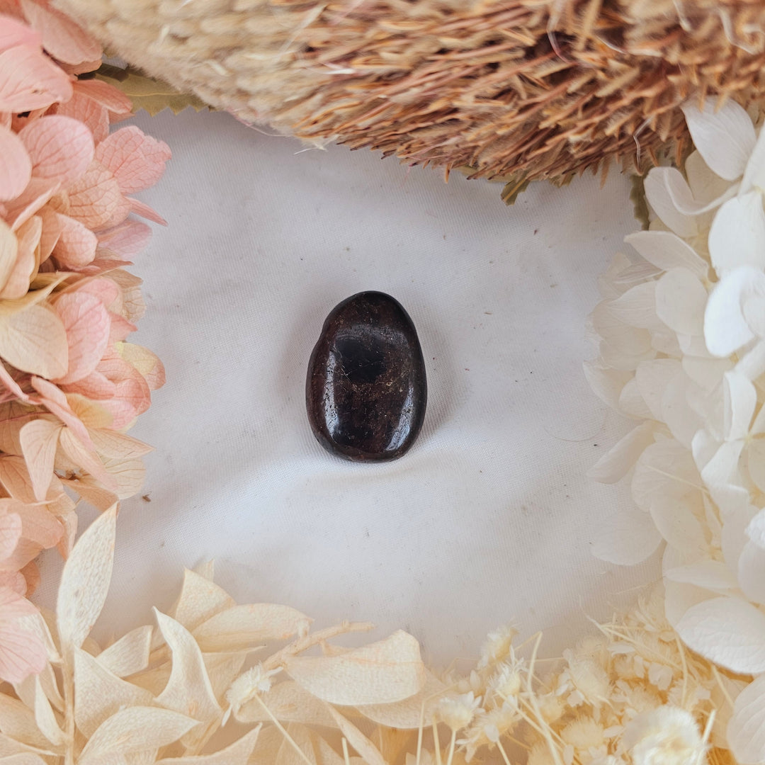 Garnet Tumbled Pendant