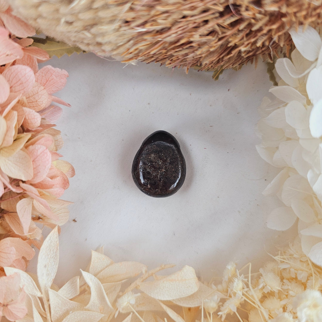 Garnet Tumbled Pendant