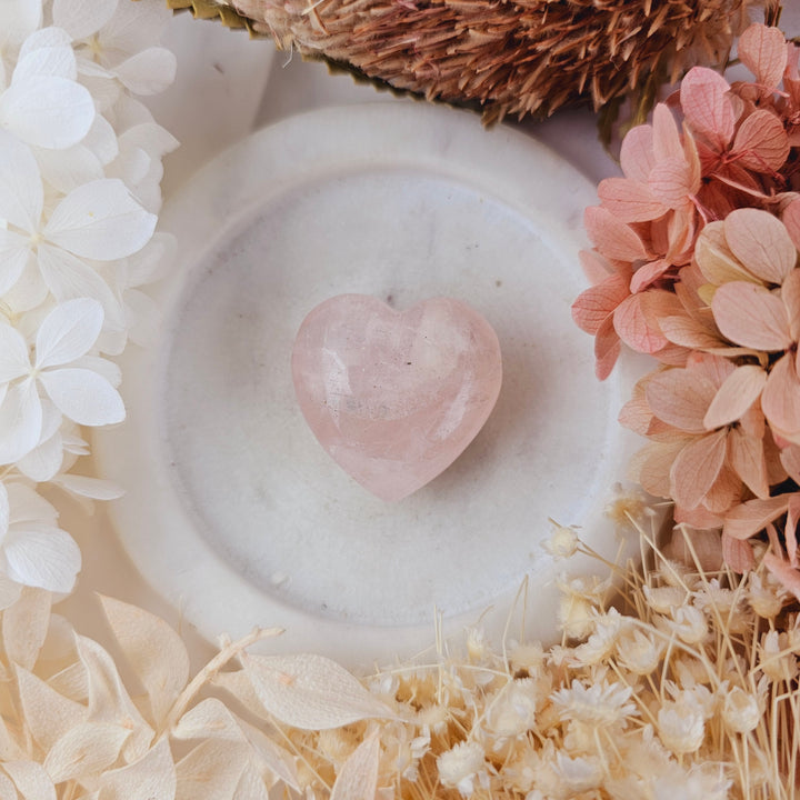 Rose Quartz Heart Necklace