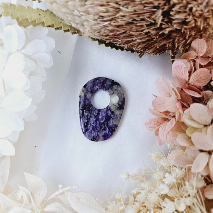 Charoite pendant