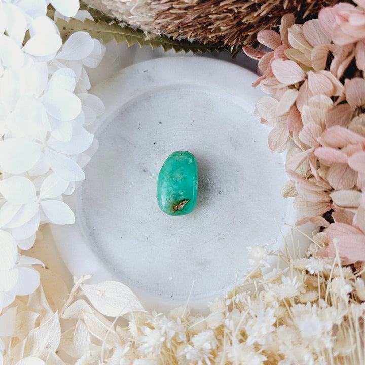 Chrysoprase Tumbled Pendant