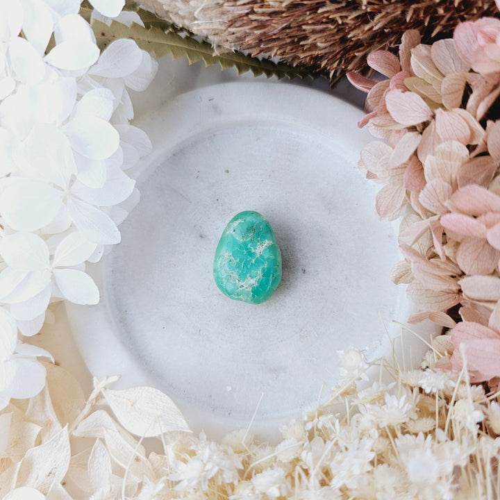 Chrysoprase Tumbled Pendant