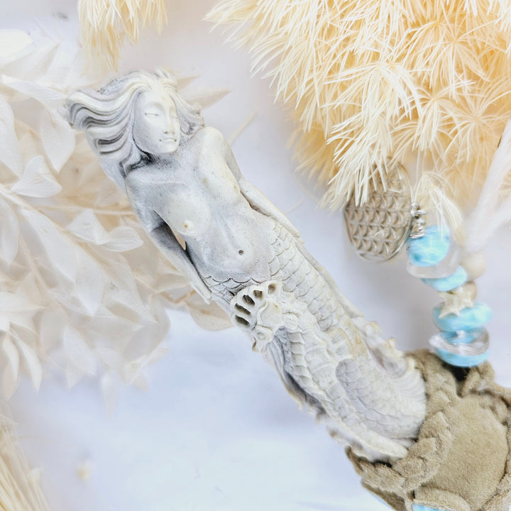 Mermaid Athame with Larimar
