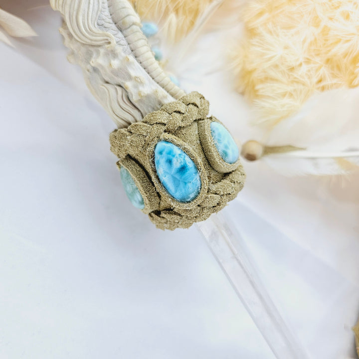 Mermaid Athame with Larimar