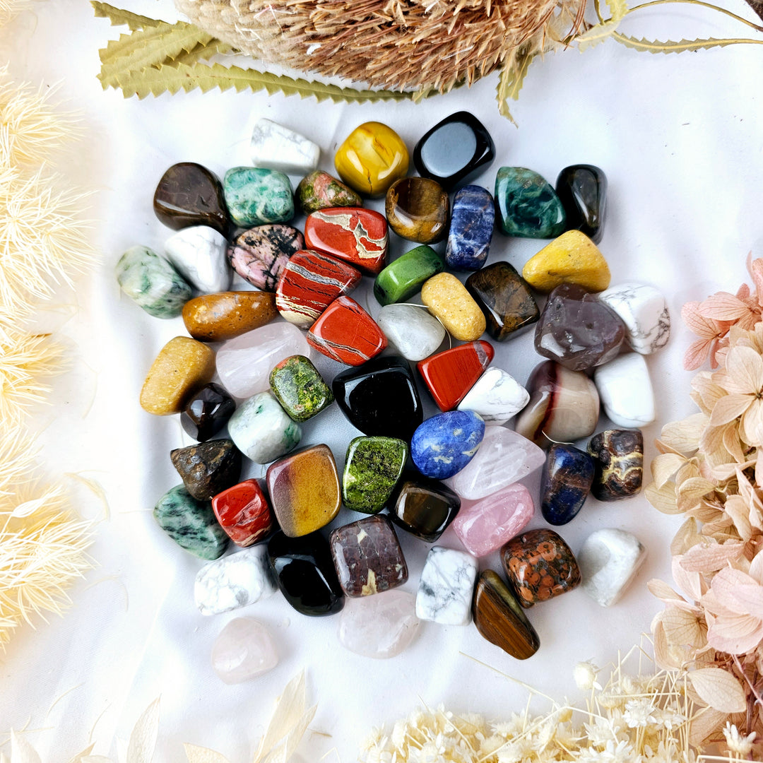 500 grams of Mixed Tumbled Stones