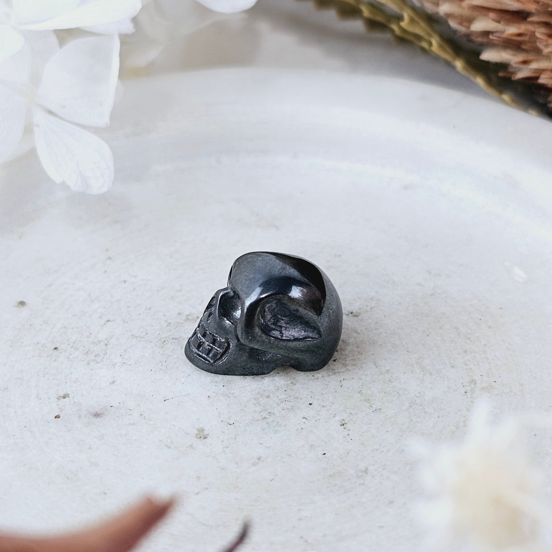 Hematite Mini Skull