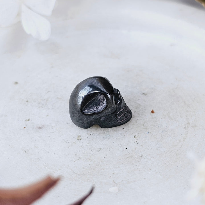 Hematite Mini Skull