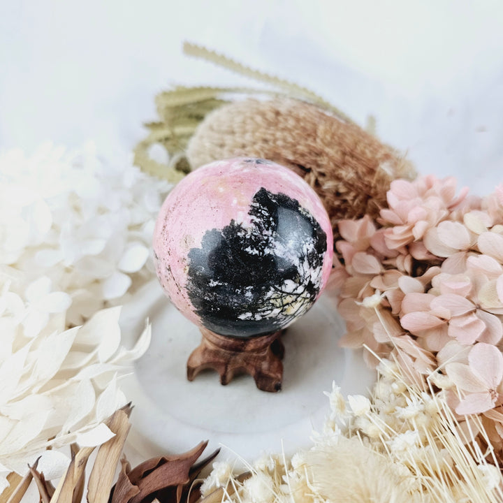 Rhodonite Sphere