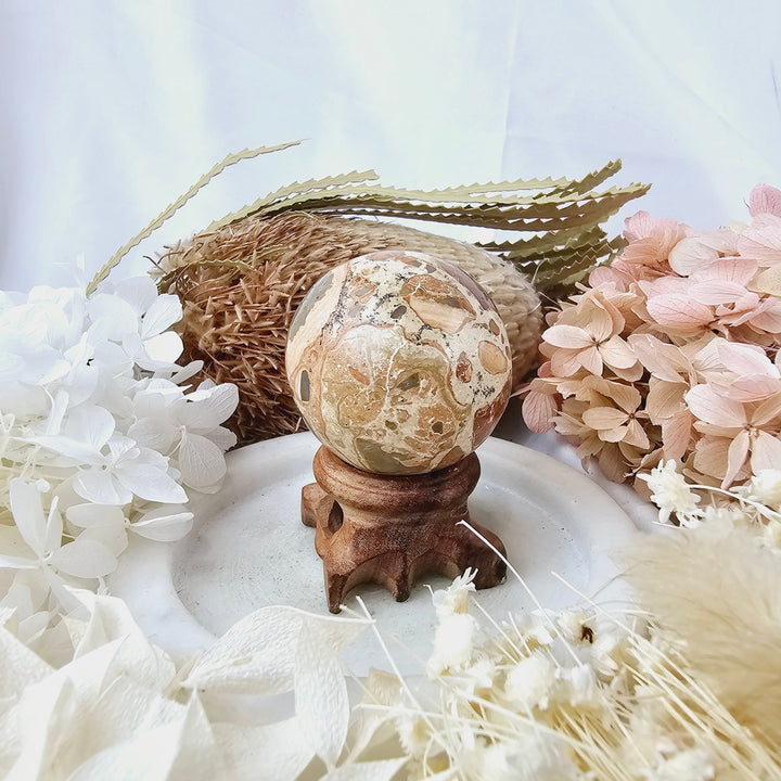 Leopard Skin Jasper Sphere