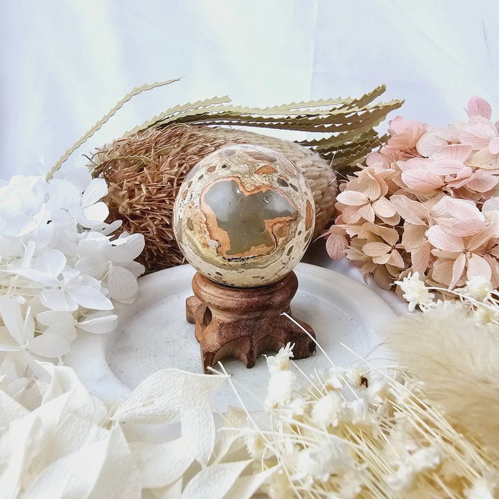 Leopard Skin Jasper Sphere