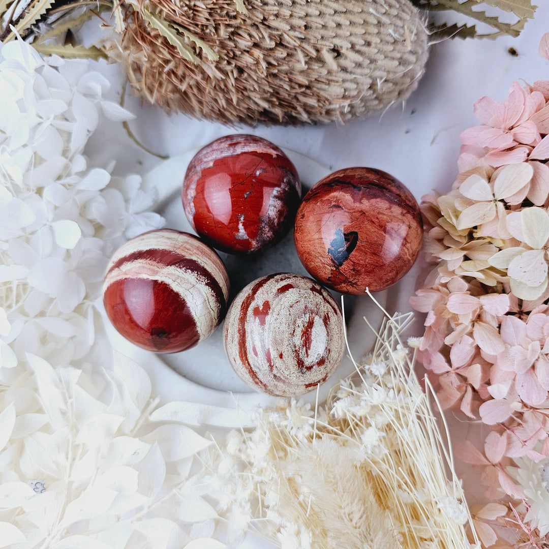 Red Jasper Sphere