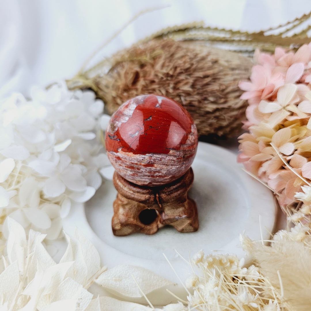 Red Jasper Sphere