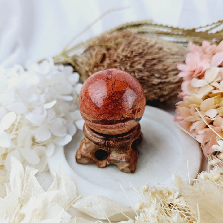 Red Jasper Sphere