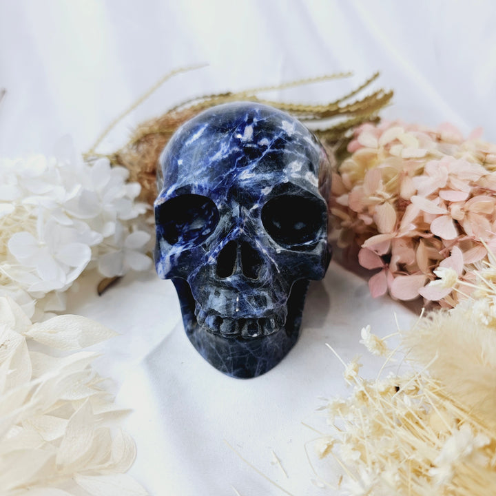 Sodalite Skull