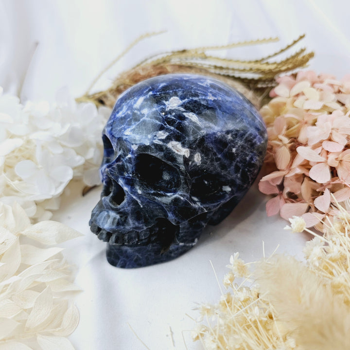 Sodalite Skull